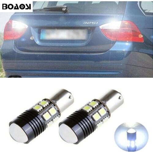 BOAOSI 2x Car 1156 BA15S LED 360 degree Rear Reversing Tail Light Bulbs for BMW 3/5 SERIES E30 E36 E46 E34 X3 X5 E53 E70 Z3 Z4