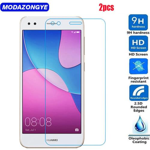 2Pcs Tempered Glass Huawei Nova Lite 2017 Screen Protector Huawei Nova Lite 2017 SLA-L22 SLA-L02 Protective Film 5.0 inch