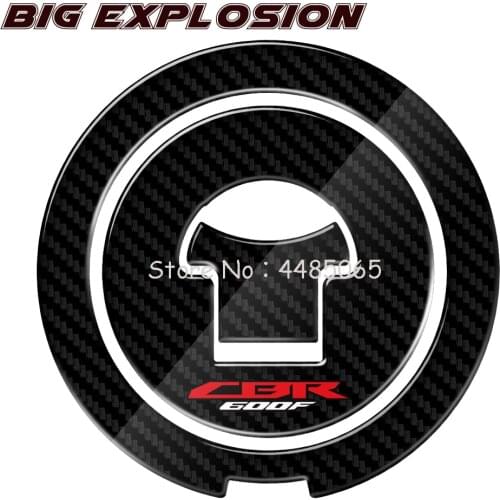 1Pc Carbon Fiber Fuel Gas Cap Cover Pad Sticker Decal for Honda CBR600F F2 F3 F4 F4i 1987- 2006 Motorcycle Gas Stopper Protector