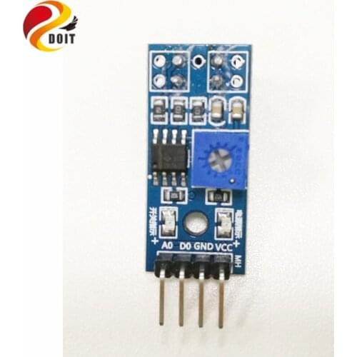 10pcs/lot TCRT5000 Infrared Reflective IR Photoelectric Switch Barrier Line Track Sensor Module For Arduino