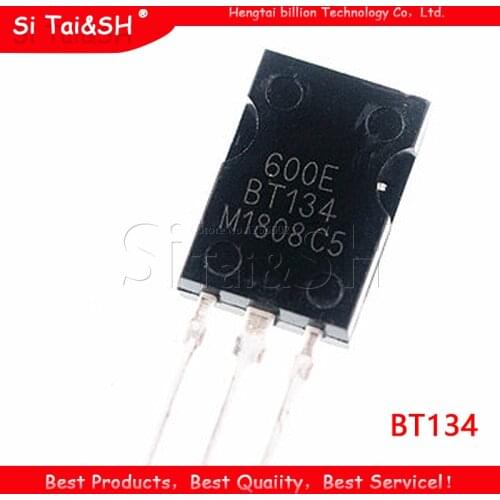 10pcs BT134-600E BT134 BT134-600 600V 4A Triacs RAIL TRIAC SOT-82 new original