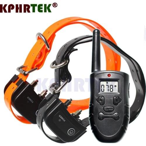 2018 New Remote Dog Electronic Training Collar Rechargeable H183DR With LCD Display Support 3 Dogs Waterproof Drop Shipping 34e