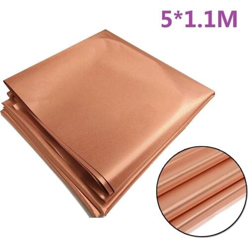 5M Anti-Magnetic Radiation Fabric-Blocking RFID Radiation Singal Wifi EMI EMP RF Shielding Fabric DIY Household