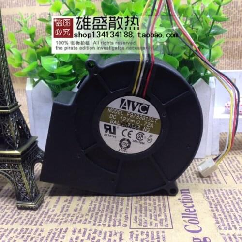 For Qihong AVC 12v0.72a F9733b12lt Centrifugal Fan Turbo Fan