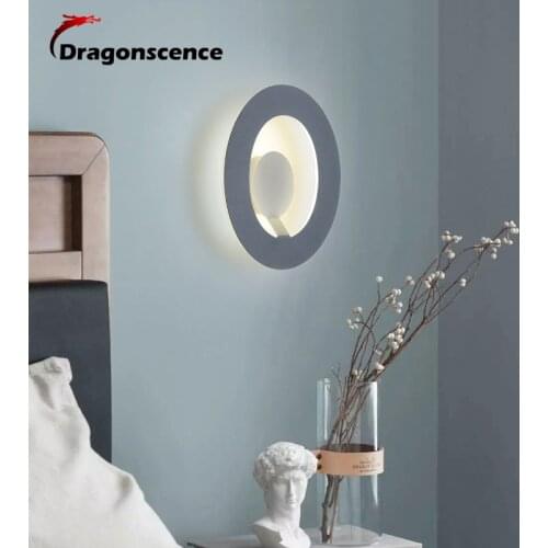 Dragonscence Modern Acrylic wall light Childrens room bedside bedroom LED wall lamps arts creative Corridor Aisle Sconce Decor