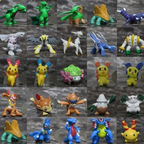 Pokemon Lucario Pocket Monster Doll Chimchar Action Figure Snover Gabite Shaymin Action Figure Collection Monferno Plusle Model