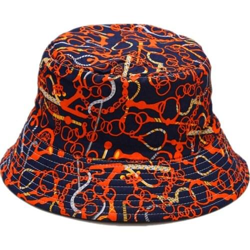 Ldslyjr Cotton Geometry Print Bucket Hat Fisherman Hat Outdoor Travel Hat Sun Cap Hats for Men and Women 357