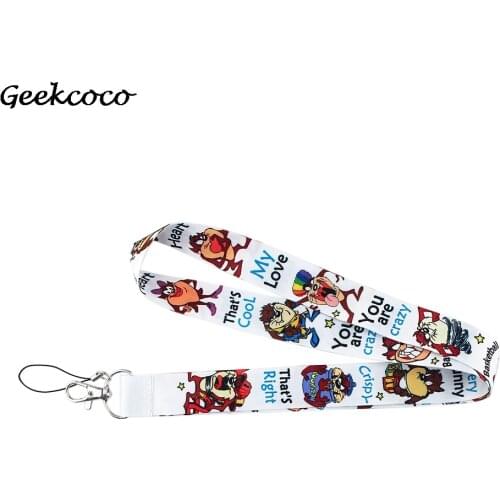 J1644 Cartoon Anime Monster Lanyard Key Chains Card Holders Card Neck Strap Card Bus ID Card Holder Badges