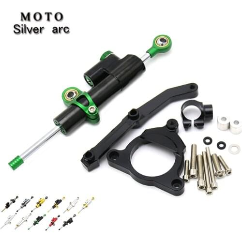 For Kawasaki Z800/E version 2013-2017 Motorcycle Accessories Steering Stabilize Damper Bracket Mount Motorbike Damper Steering