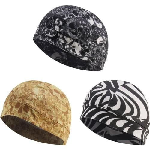 Summer Sunscreen Riding Cap Unisex Quick Dry Headband Outdoor Sports Bicycle Cooling Skull Hat Sweat Absorbent Ice Silk Cap