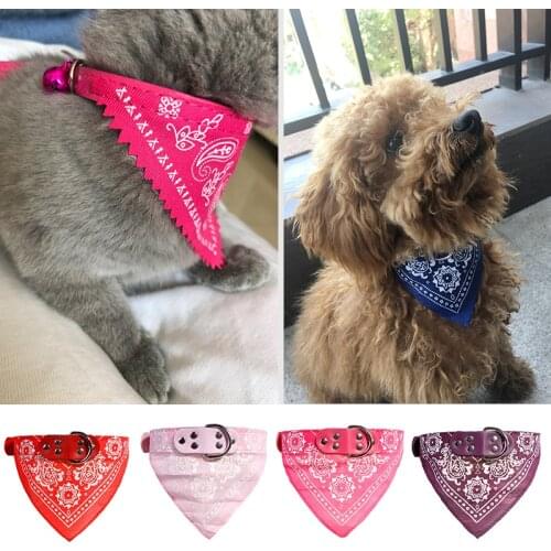 Pet Dog cat necklace Multifunctional Cat bib small pet dog Teddy dog scarf pet accessories towel Triangular collar bandage