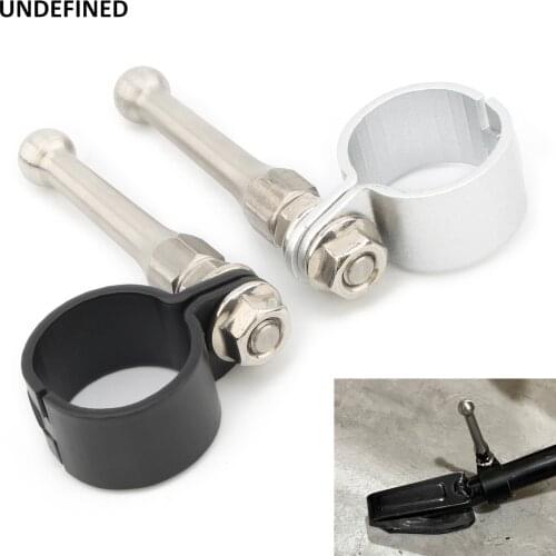 Motorcycle Stand Kickstand Extension Kit Foot Pedal Side Support for Harley Honda Yamaha Suzuki BMW Bikes w/ 20-22mm Kickstands