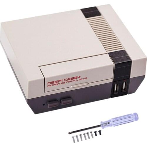 Raspberry Pi NESPi CASE+ Retroflag Case Plus With Safe Shutdown For Raspberry Pi 3 Model B 3B+ Retropie