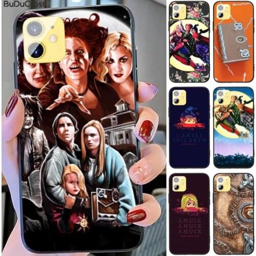 Riccu Hocus Pocus Black TPU Soft Phone Case for iPhone 11 pro XS MAX 8 7 6 6S Plus X 5S SE XR case