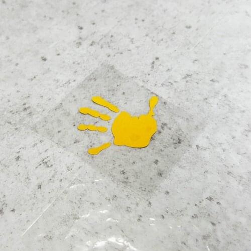 NO.S211 Bright Colors Graffiti Palm Print Car Styling Scratching Cover Motorcycle Helmet Fuel Tank Car Stickers and Decals