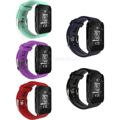 Silicone Replacement Wrist Band Strap for garmin forerunner 35 Sports GPS Watch Q81E