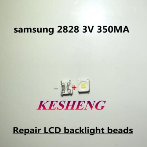 SMD LED 3228 3V Cool White 2828 1.5W High Power For SAMSUNG TV Backlight 3255 500PCS/Lot