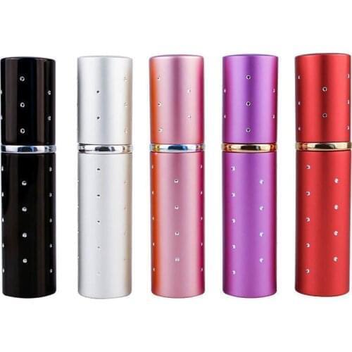 360pcs/lot 10ml Glass Perfume Bottle With Spray Aluminum Cap Gypsophil Vials Empty Spray Bottle Travel Atomizer Parfum