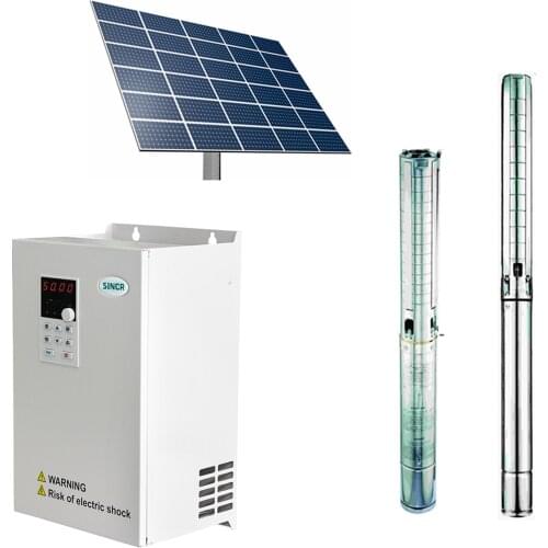 55KW Solar PV Water Pump Inverter 50Hz To 60Hz Solar DC To AC Output 3 Phase 380V For Agricultural Irrigation System