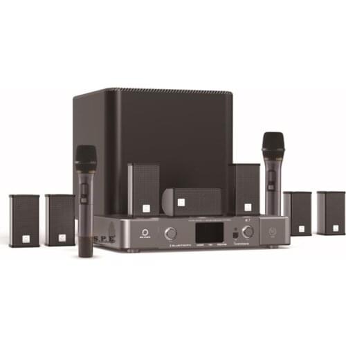 SPE high quality 7.1 Karaoke Home Theater Surround Sound Speaker System wireless with subwoofer