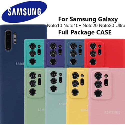 For Samsung Galaxy Note 10 20 Plus Liquid Silicone Case Silky Soft-Touch Shell Cover Note20 Ultra Note10+ Full Protection