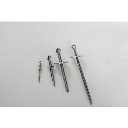 100set--20mm-60mm 1pcs Split pin + 2pcs washer meteal movable joint for toy or leather fixed findings