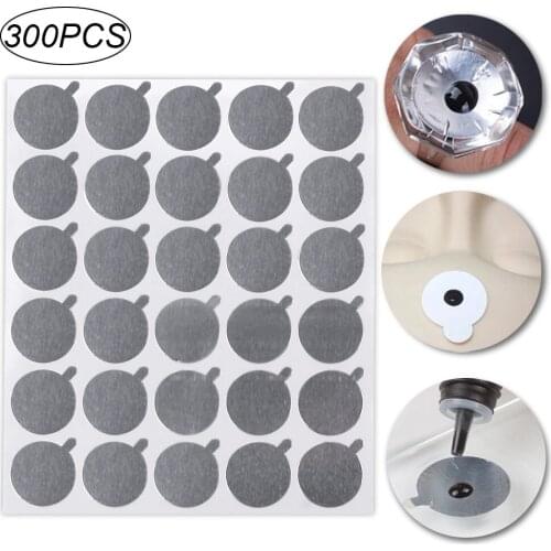 300Pcs Eyelash Extension Glue Holder Pads Disposable Eyelash Glue Holder Pallet Stand Lash Jade Stone Eyelashes Makeup Tools