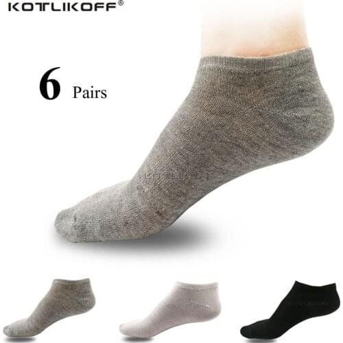 6 Pairs/Lot Cotton Socks Thin Breathable Socks High Quality No Show Boat Socks Short Men Women Insert Pads