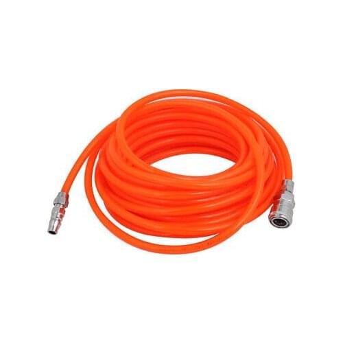 8mm OD 5mm Inner Dia 12M Length PU Pneumatic Tube Pipe Orange