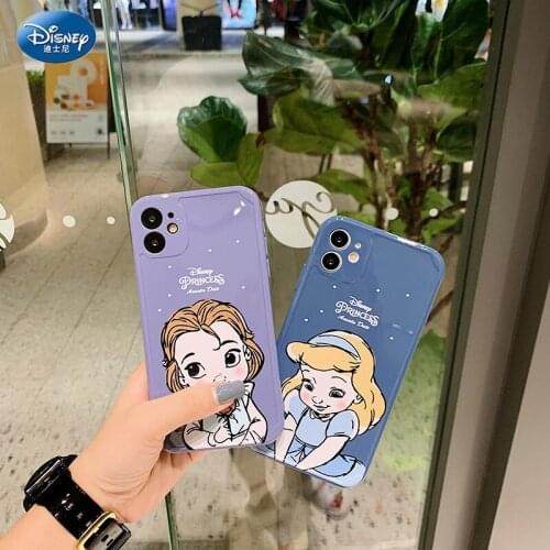 Cartoons Q Version Princess Phone Case For Iphone 12 Pro Max 11 Pro Xs Max 8 7 6 6s Plus X 5s Se 2021 Xr Painted Phone Case