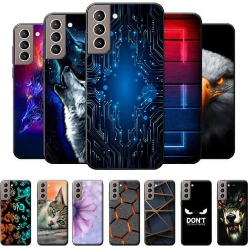 For Samsung Galaxy S21 Plus Case Silicone Case For Samsung S21 Plus Cool Case For Samsung S21 Plus Soft TPU Phone Cover on G996B