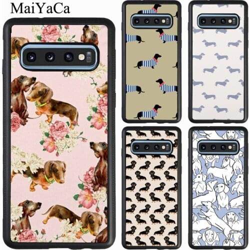 Dachshund Doxie Dogs Case For Samsung Galaxy A51 A71 A21S A20e A31 A50 A70 M21 M31 S9 S10 S20 Plus Note 20 Ultra