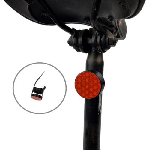 Mountain Bike Bicycle Reflector Reflector Tail Light Installation For AirTag Anti-Theft Tracking Locator Hidden Bracket