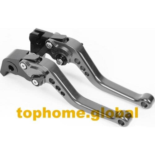 For Ducati Scrambler 2015 2016 2017 Shorty Size CNC Clutch Brake Levers Grey
