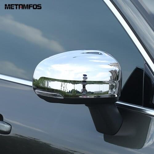 For Volvo XC60 XC 60 2018 2019 2020 Chrome Rearview Side View Mirror Cover Trim Decoration Cap Exterior Accessories Car Styling