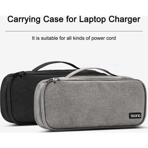 Dropshipping Travel Electronics Cable Organizer Bag Portable Storage Case Zippered for USB Cables Laptop Charger Organizer