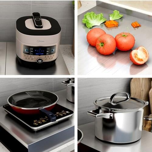 1pcs Stainless Steel Rice Cooker Induction Cooler Kitchen Stove Top Cover Gas Stove Protective Cover Bracket Kitchen Supplies