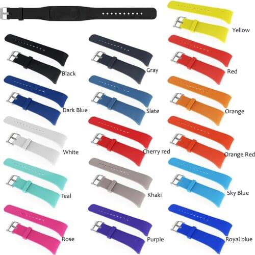 Classic Silicone Watch Band Strap Watchband replacement wristband For Samsung Gear Fit2 fit 2 SM-R360 band sports watch straps