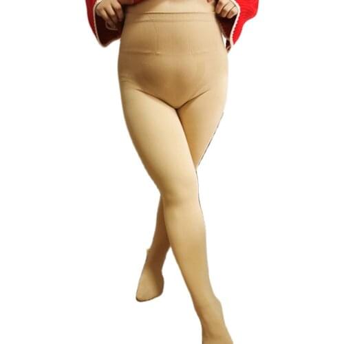 Graphene Therapy Pantyhose Personal Hygiene Breathable Vagina Protection Crotch Over Size plus Size Pantyhose 80kgs-150kgs 600D