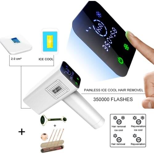 Lescolton 4 in 1 IPL Hair Removal ICE Cold Epilator Machine 350000 Flashes Hair Removal Device Bikini Trimmer Facial Laser