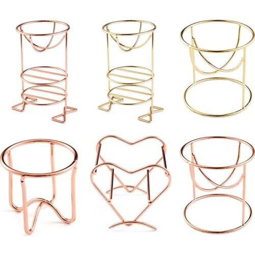 Metal Makeup Sponge Holder Makeup Puff Rack Storage Rack Sponge shelf Stand Holder Makeup Brushes Drying Tool TSLM1
