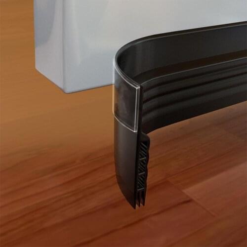 Mintiml Door Stoppe For Bathroom Kitchen Shower Sink Bath Sealing Strip Tape Caulk Strip Self Adhesive Waterproof Wall Sticker S