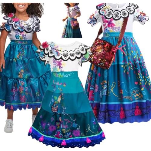 Girls Dresses Kids Halloween Carnival Party Princess Costume Children Fancy Dress Up Christmas Cosplay Clothes