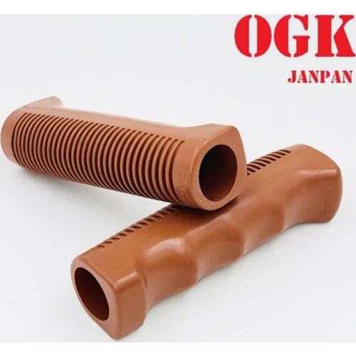 Retro Bicycle Grips 22.2mm 110mm Travel Folding Bike Rubber Handlebar Grip Non-slip Comfort From JANPAN OGK