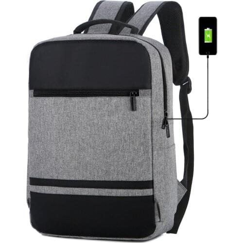 14 15 15.6 Inch with USB Interface Waterproof Laptop Notebook Backpack Bags Case School Backpack for Men Women Student Travel