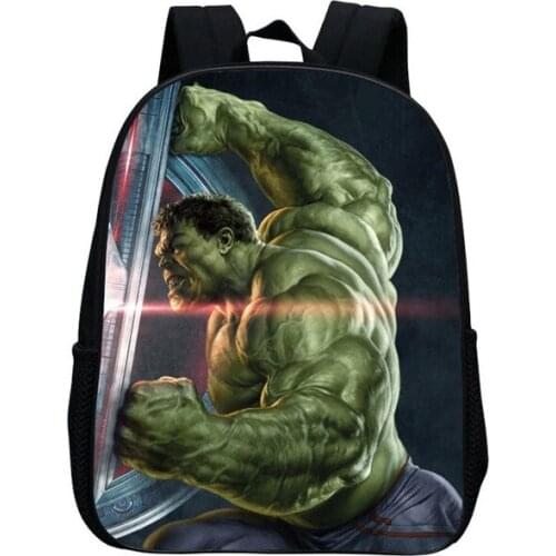 Disney 12inch Mochila Bookbag Small SuperHero Hulk School Bags for Girls Boy kindergarten Toddler Kids Backpack