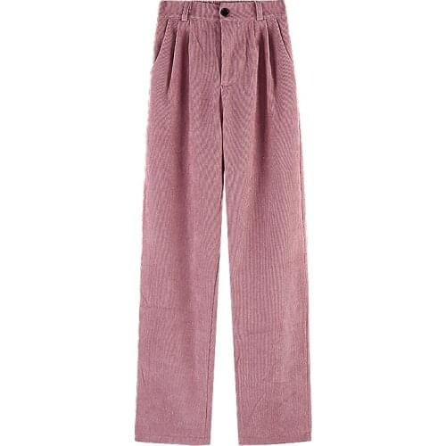 TangWindVisual Women's Corduroy Trousers