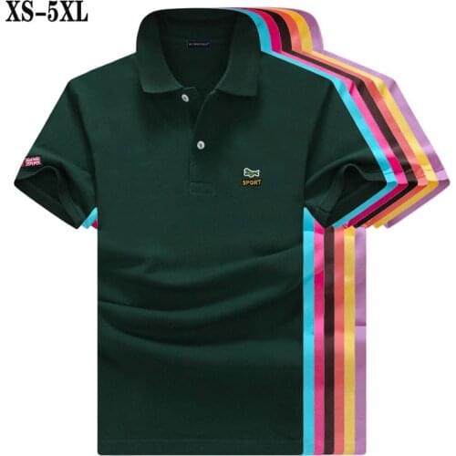 Top quality 100% Cotton Short sleeve Mens polos shirts Casual Summer Brand polos homme Fashion mens clothing tops XS-5XL