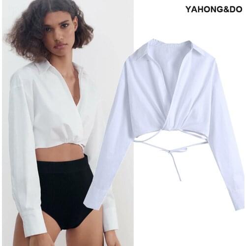 Блузки с галстуком YAHONG&DO China At AliExpress