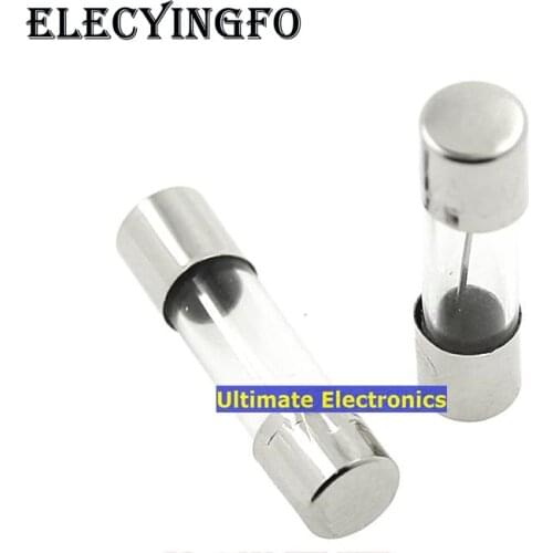 100pcs 5*20 glass fuse/fuse 250V F1A/2A/3A/4A/5A/6A/8A/10A/15A